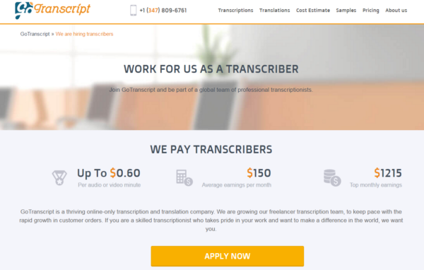 How to Apply for a Transcription Job at GoTranscript