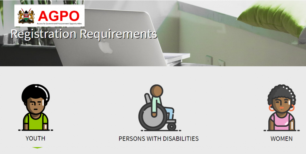 Apply for AGPO certificate