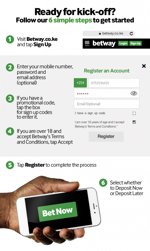 How to open or register Betway