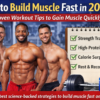 Proven work out tip to build muscles quickly