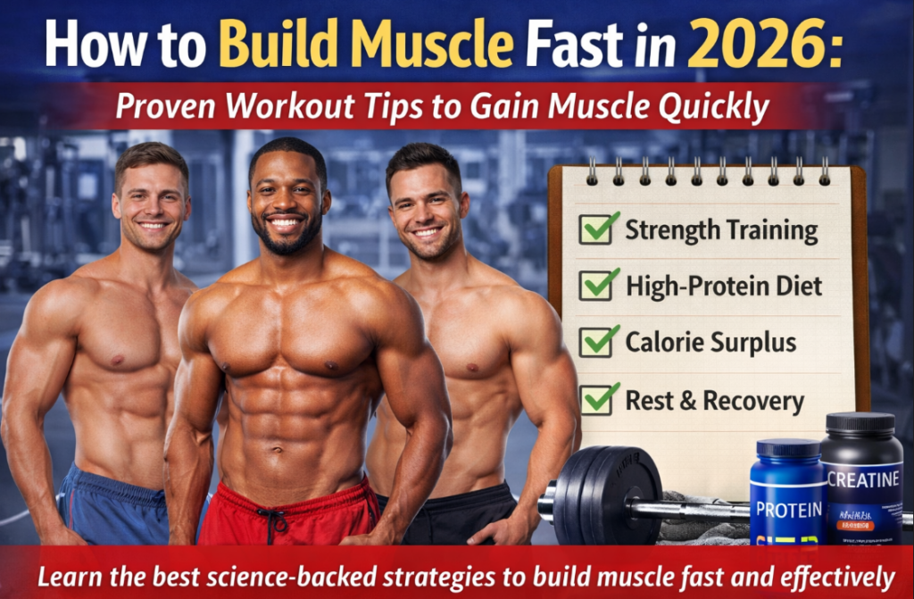 Proven work out tip to build muscles quickly
