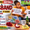 Humorous illustration of a couple during a “Husband 1.0 installation,” with a woman looking frustrated while the man watches football, representing funny marriage tech support advice.