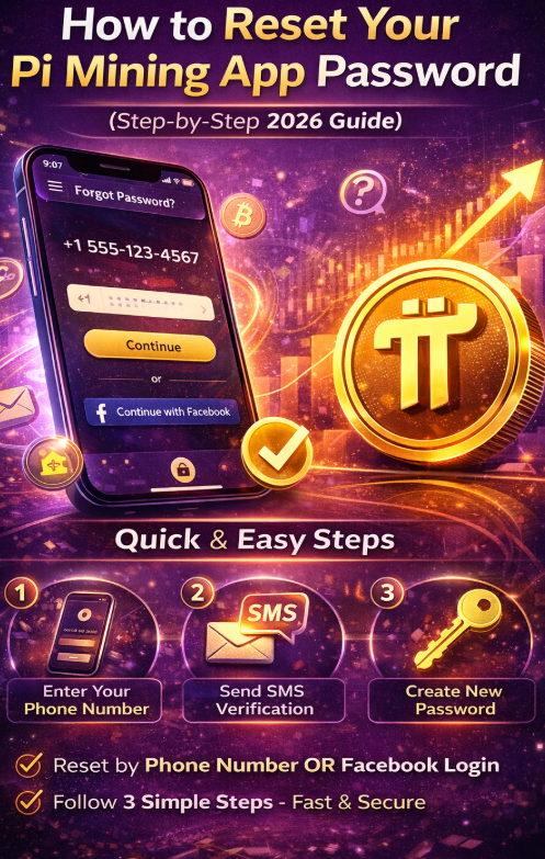 how to reset your pi network password